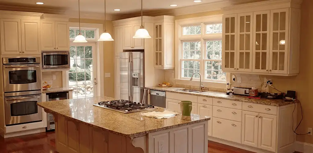 Custom cabinet door installation and kitchen upgrade in Hollywood, FL