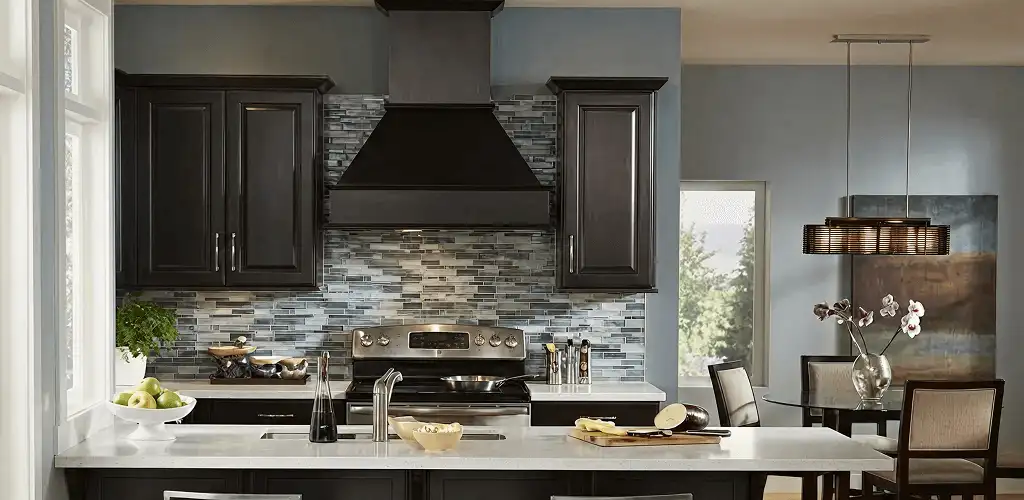 Kitchen cabinet painting and refinishing in a modern kitchen in Hollywood, FL
